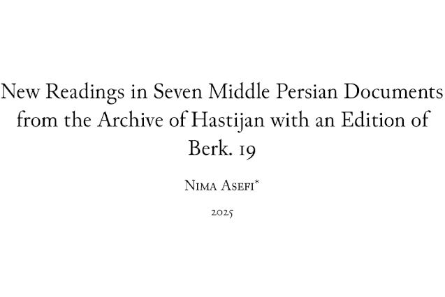 New Readings in Seven Middle Persian Documents