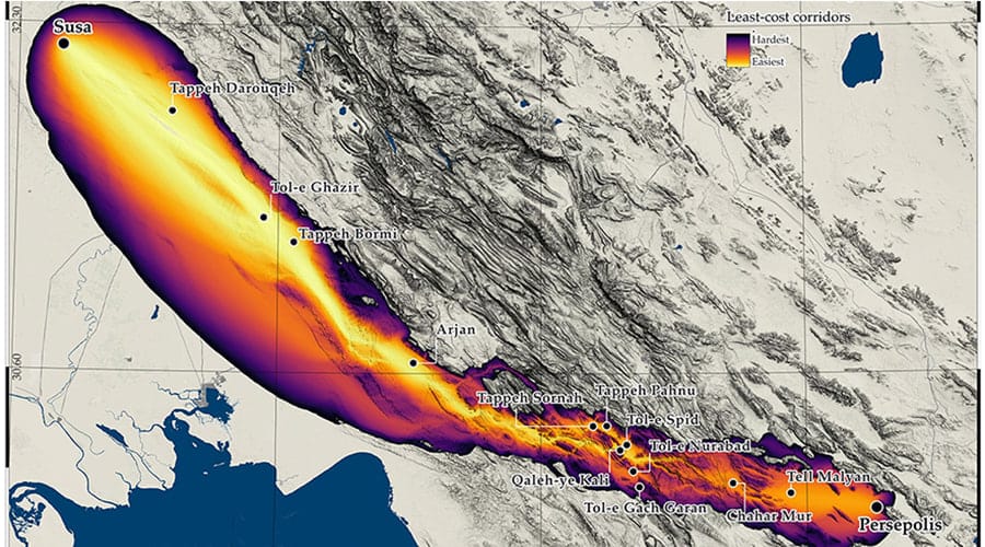Achaemenid court logistics between royal capitals of Susa and Persepolis